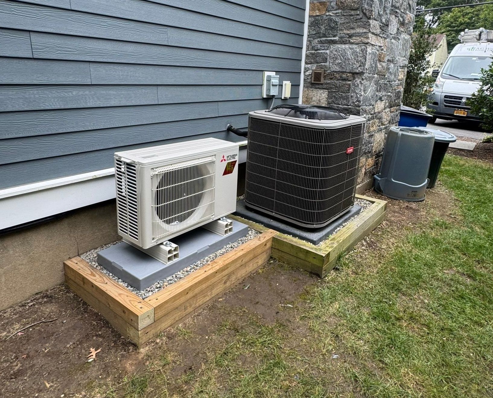 Single-Zone Ductless Heat Pump Installation Brings Comfort to a New Rochelle Basement