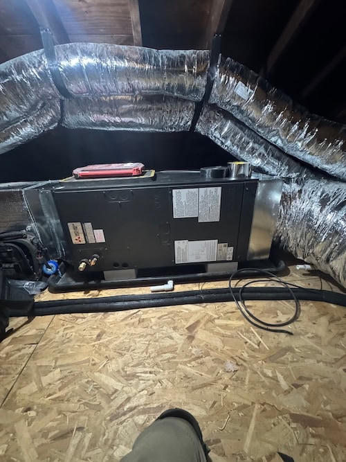 ducted heat pump system ducted heat pump system